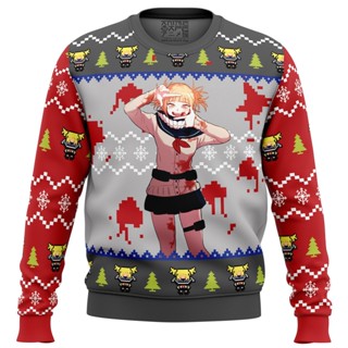 เสื้อกันหนาว ลาย Himiko Toga My Hero Academia น่าเกลียด สําหรับคริสต์มาส