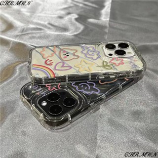 Pro โปร่งใสพื้นที่14เคสโทรศัพท์มือถือ11กราฟฟิตีสายแอปเปิ้ล12โทรศัพท์มือถือกันกระแทก iphone13promax เปลือกแอปเปิ้ล iphone14promax a5ns