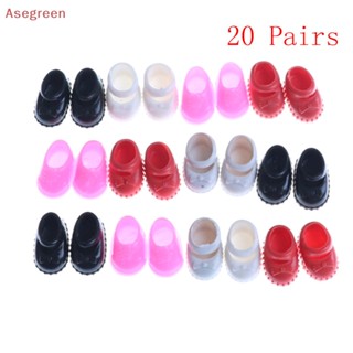 [Asegreen] รองเท้าตุ๊กตา ขนาดเล็ก สําหรับตุ๊กตา Sister Kelly Eva 20 คู่