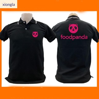 (xiongla.th) เสื้อโปโล foodpanda ฟู้ดแพนด้า Delivery เสื้อคอปก ผ้าดี หนานุ่ม ใส่สบาย ใส่ได้ทั้ง ช/ญ