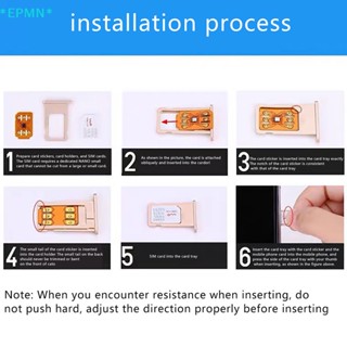 Epmn&gt; Usim 4G Pro ชิปถอดรหัสอัจฉริยะ เป็นซิมการ์ด สําหรับ Apple phone 13 12 11 PROMAX XR