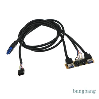 Bang แผงด้านหน้า USB3 0 + USB3 0 + สําหรับพอร์ตแจ็ค I O Board + Inter