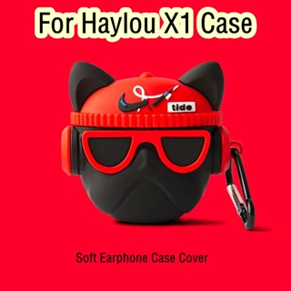 【Case Home】เคสหูฟัง แบบนิ่ม กันกระแทก ลายการ์ตูน สําหรับ Haylou X1 Haylou X1