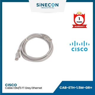 CISCO รุ่น CAB-ETH-1.5M-GR= CAB 1.5 M/5 FT GREY ETHERNET