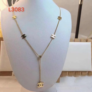 เครื่องประดับ สร้อยคอยาว สีทอง แฟชั่นสําหรับผู้หญิง