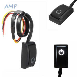 ⚡READYSTOCK⚡Plastic 2.4W White LED 3.6*2.1*1cm Turn ON/OFF Button Latching Button Switch