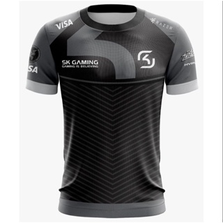 Jersey SK GAMING Grey CS GO ชื่อที่กําหนดเอง