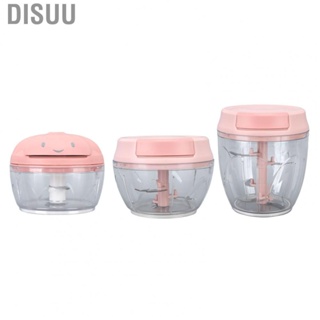 Disuu Manual  Chopper  Garlic Grinder Plastic Comfortable Lightweight Multifunctional Efficient for Cooking Kitchen