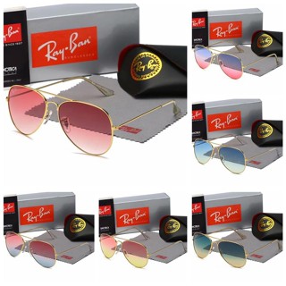 Rayban แว่นตากันแดด RB3025 58 มม. แฟชั่น ชายหาด สําหรับผู้หญิง ผู้ชาย