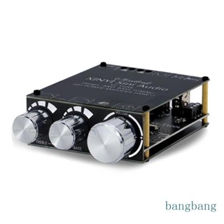 Bang เครื่องขยายเสียงรับสัญญาณ 2 1 ช่อง Mini XY- T100L แอมป์ในตัว 100 W + 100W