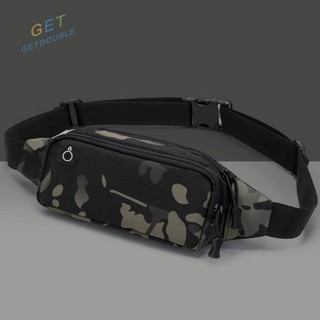 [Getdouble.th] กระเป๋าคาดเอว ยางยืด ระบายอากาศ มีซิป สําหรับเล่นกีฬากลางแจ้ง [Getdouble.th]