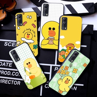 เคสโทรศัพท์มือถือแบบนิ่ม ลายการ์ตูนเป็ดแซลลี่ P282 สําหรับ Vivo Y30 Y50 Y31 Y51 Y53 Y55 Y55s Y69 Y71 Y81 Y81s Y91C Y95 Y93 Y91