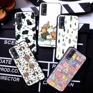 เคสโทรศัพท์มือถือแบบนิ่ม ลายแมวตลก Y226 สําหรับ Vivo Y5S Y11 Y11S Y12S Y20i Y20S Y20 Y30 Y17 Y12 Y15 Y19 Y20 Y21 Y33S Y21S