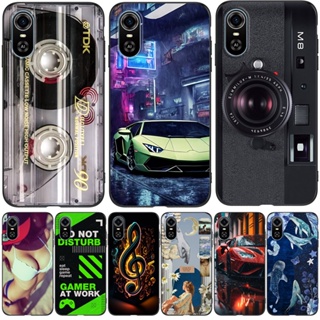 เคสโทรศัพท์มือถือ ซิลิโคนนิ่ม Tpu ลายแมวเกม สีดํา สําหรับ ZTE Blade A31 PLUS