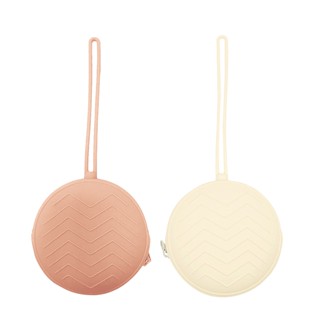 กระเป๋าเก็บผ้าอ้อม น้ําหนักเบา แบบพกพา ที่ทนทาน สีเบจ สําหรับรถเข็นเด็ก จํานวน 2 ชิ้น