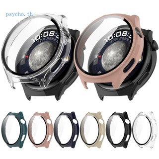 Psy Watch PC เคสกระจกนิรภัยกันรอยหน้าจอ สําหรับ Watch 4 Smartwatch ป้องกันรอยขีดข่วน