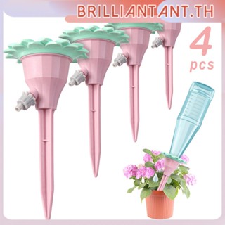 อุปกรณ์รดน้ำอัตโนมัติ Dripper Watering Artifact Automatic Flowering Lazy Flower Pot Small Balcony Household Drip Watering Flowering Device bri