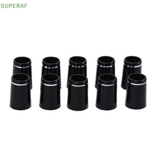 Superaf ปลอกโลหะกอล์ฟ พลาสติก พร้อมแหวนคู่ อะแดปเตอร์เพลากอล์ฟ 9.5*19*13.4 ขายดี 10 ชิ้น