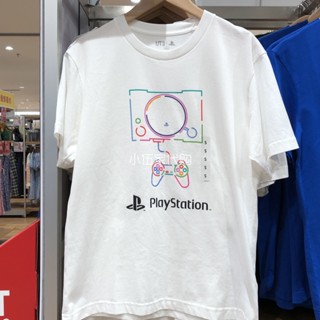 ใหม่ เสื้อยืดแขนสั้น ผ้าฝ้าย พิมพ์ลายเกม Sony อินเทรนด์ สําหรับทุกเพศ