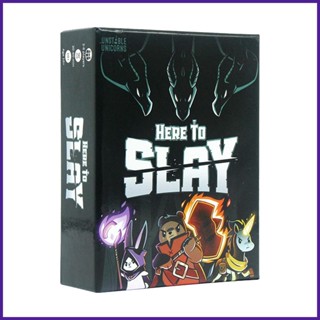 การ์ดเกม Here to Slay ภาษาอังกฤษ ของเล่นสําหรับเด็ก ครอบครัว ปาร์ตี้