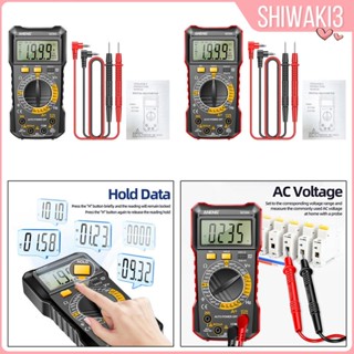 [Shiwaki3] มัลติมิเตอร์ไฟฟ้า DC วัดประจุกระแสไฟฟ้าต่อเนื่อง แบบพกพา