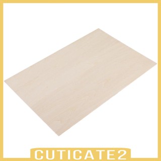 [Cuticate2] แผ่นบอร์ดไม้เบสวูด ขนาดเล็ก 200x200x2 มม. 10 ชิ้น สําหรับงานฝีมือ DIY