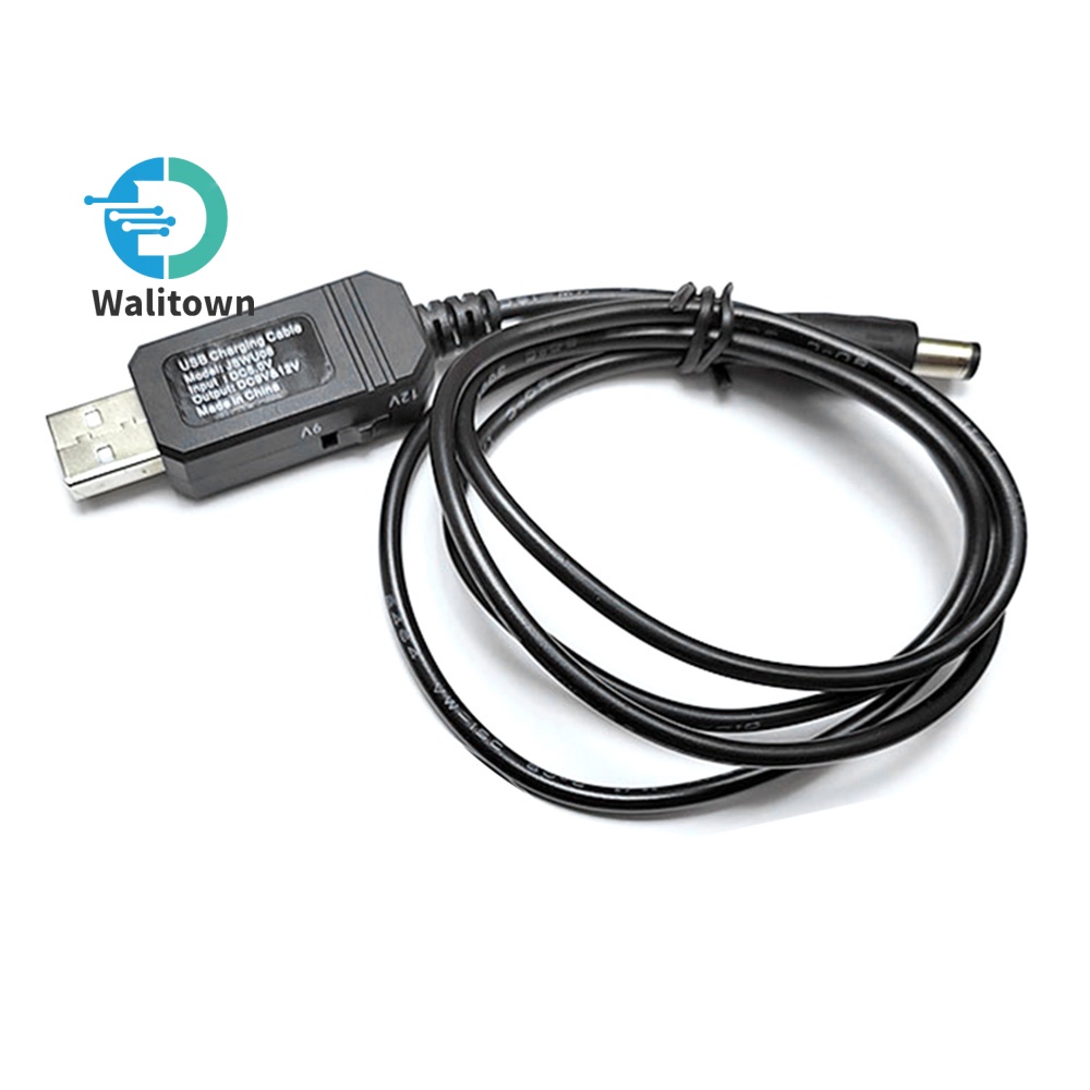 อะแดปเตอร์แปลงสายเคเบิล USB DC 5V เป็น 12V Step Up USB เป็น DC 12V พร้อมแจ็ค DC USB Boost สําหรับเรา