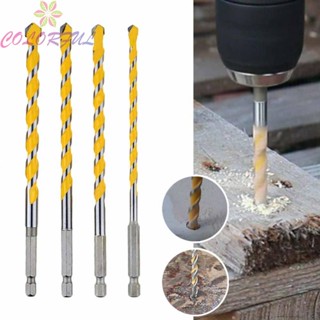 【COLORFUL】Carbide Drill Bit 160mm Handwork Tool Tungsten Carbide Wear Resistance