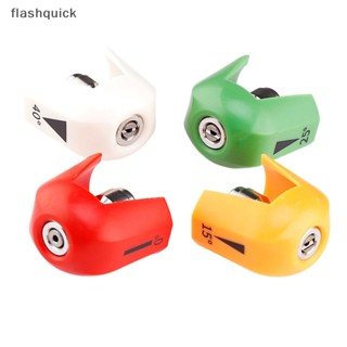 Flashquick หัวฉีดน้ําล้างรถ สเตนเลส แรงดันสูง พร้อมเกลียวตัวผู้ 1/4 นิ้ว 0 15 25 40 องศา