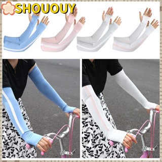 SHOUOUY ถุงมือป้องกันรังสียูวี แฟชั่นฤดูร้อน สําหรับขับขี่