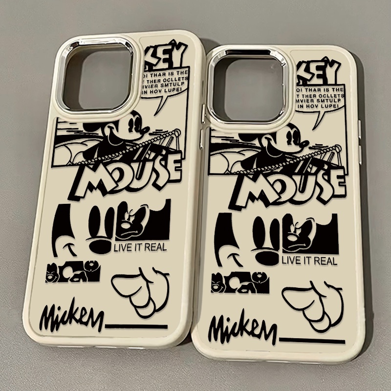 เคสโทรศัพท์มือถือ ซิลิโคนนุ่ม กันกระแทก ลายหนูน่ารัก สําหรับ IPhone 14 15 13 12 11 Pro Max XS X XR 8 7