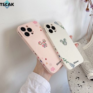 พร้อมส่ง เคสโทรศัพท์มือถือ ขอบตรง ลายการ์ตูนมิกกี้ มินนี่เมาส์ เรียบง่าย สําหรับ Samsung S23 S22 S21 S20 S10 S9 S8 Plus Ultra S21 FE S20 FE