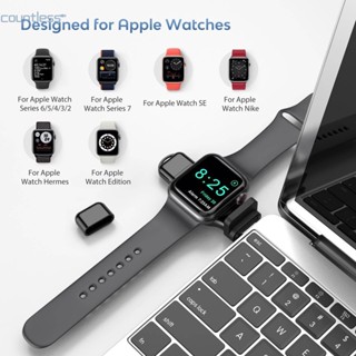 แท่นชาร์จแม่เหล็ก USB ไร้สาย แบบพกพา สําหรับ Apple Watch 7 6 5 4 SE 7 6 5 4 3 2 1 SE Nike+