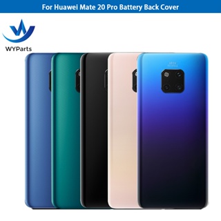 ฝาครอบแบตเตอรี่ด้านหลัง พร้อมเลนส์ สําหรับ Huawei Mate 20 Pro LYA-L09 LYA-L29