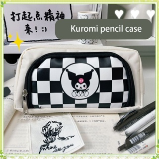 กระเป๋าดินสอ ขนาดใหญ่ จุของได้เยอะ ลายการ์ตูน Sanrio Kuromi น่ารัก สําหรับใส่เครื่องเขียนนักเรียน