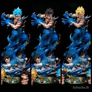 โมเดลฟิกเกอร์ Dragon Ball LS Vegeta Three-Headed GK Son Goku แบบเรืองแสง ขนาดใหญ่ ZOHP