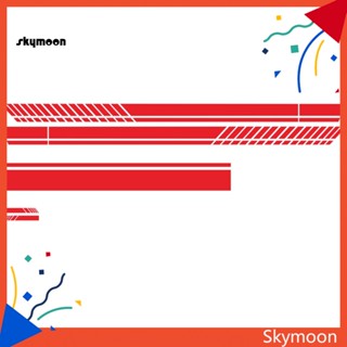 Skym* สติกเกอร์กระจกมองหลัง ลายทาง สําหรับตกแต่งรถยนต์