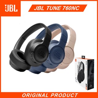 Jbl TUNE 760NC ชุดหูฟังบลูทูธไร้สาย ตัดเสียงรบกวน T760NC แฮนด์ฟรี สําหรับเล่นเกม เล่นกีฬา