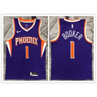 Nba Phoenix Suns No. ขายดี อเนกประสงค์ เสื้อกีฬาบาสเก็ตบอล สีม่วง 1 ชิ้น 756718