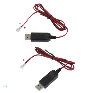 Win อุปกรณ์ชาร์จแบตเตอรี่ลิเธียม USB PH2 0 2Pin สําหรับ 3 7V