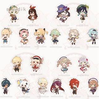 โมเดลอะคริลิค รูปเกม Genshin Impact Kamisato Ayato Itto Gorou Xiao สําหรับตกแต่งโต๊ะ