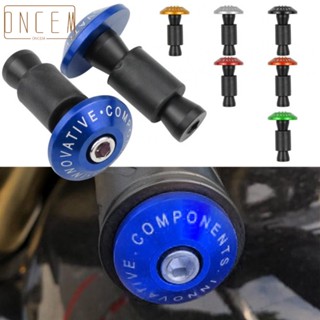 【ONCEMOREAGAIN】Bar End Cap 11mm 13mm 16mm 22mm 7/8" CNC Aluminum Alloy Rubber 1 Pair