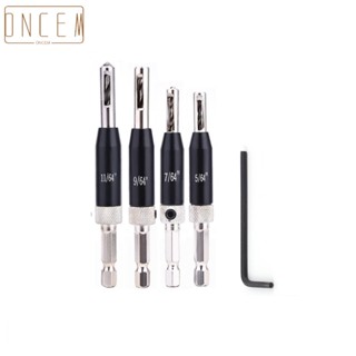 【ONCEMOREAGAIN】Drill Bit 5PCS/Set Self Centering Hinge Drill Bit Hardware Drawer Pilot