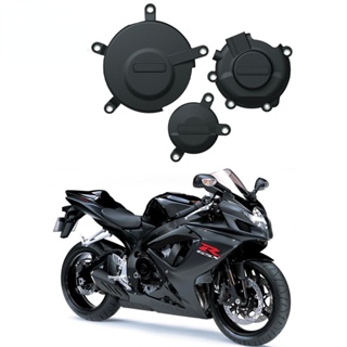 ใหม่ เคสป้องกันเครื่องยนต์รถจักรยานยนต์ สีดํา สําหรับ SUZUKI GSXR600 GSXR750 2006-2007 K6 2008-2010 K8 2011-2023 K11