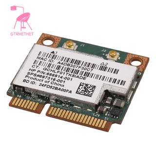 การ์ดไร้สายบลูทูธ 4.0 Pci-E Dual Band 2.4+5G 300M 802.11A B G N Wifi สําหรับ Hp Bcm943228Hmb Sps 718451-001