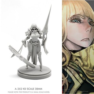 โมเดลทหารเรซิ่น Death Country Kingdom Death ขนาด 38 มม. สีขาว