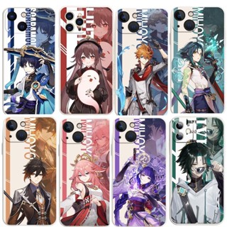 เคสโทรศัพท์มือถือ พลาสติก TPU นิ่ม กันกระแทก ลายการ์ตูนเกม Genshin Impact Wanderer Tartaglia Xiao Hutao Zhongli สําหรับ Redmi A1 9 8A 9A 9C 9T