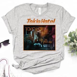 เสื้อท็อป ลายการ์ตูนอนิเมะ Tokio Hotel สไตล์ญี่ปุ่น ฮาราจูกุ สําหรับผู้หญิง