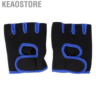 Keaostore Wrist Wraps Durable Hand Support Neoprene Breathable Gear Fingerless Workout  Adjustable Strap for Dumbbell