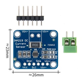 Ina219 โมดูลเซนเซอร์พาวเวอร์ซัพพลาย DC 3V-5V IIC I2C DIY